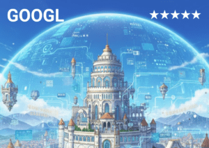 グーグル：このカードはフィクションであり、特定の銘柄を推奨するものではありません。