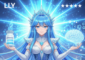 LLY：このカードはフィクションであり、特定の銘柄を推奨するものではありません。