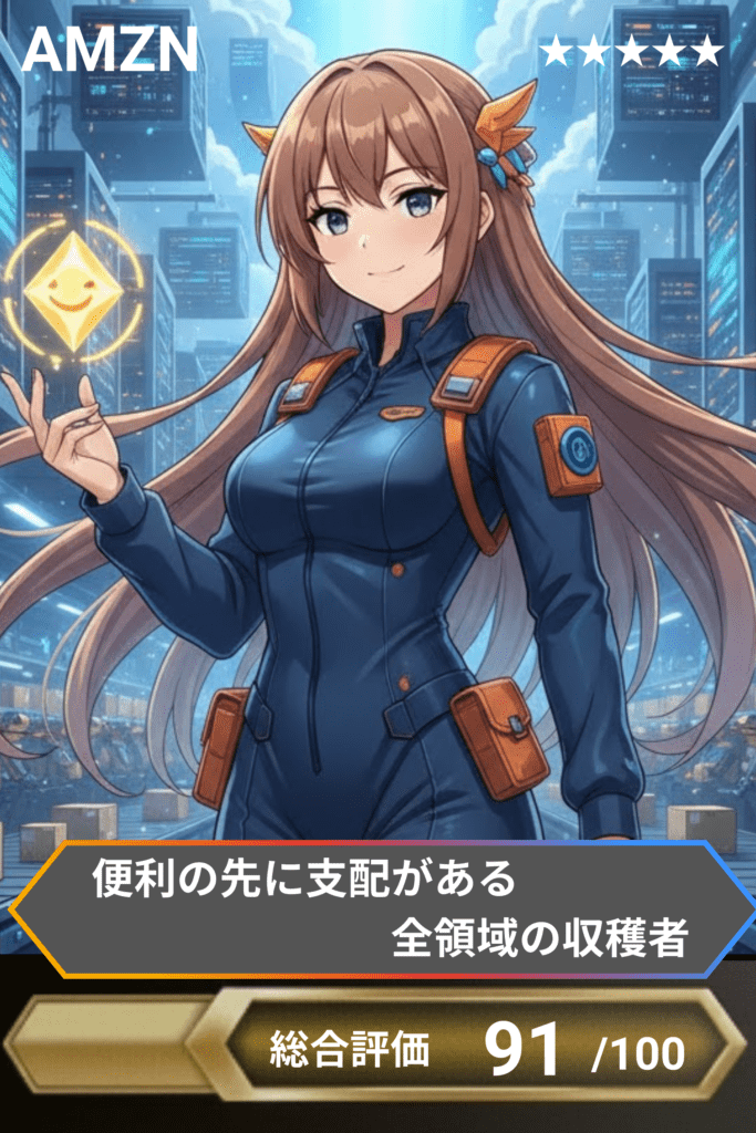 アマゾン:このカードはフィクションであり、特定の銘柄を推奨するものではありません。