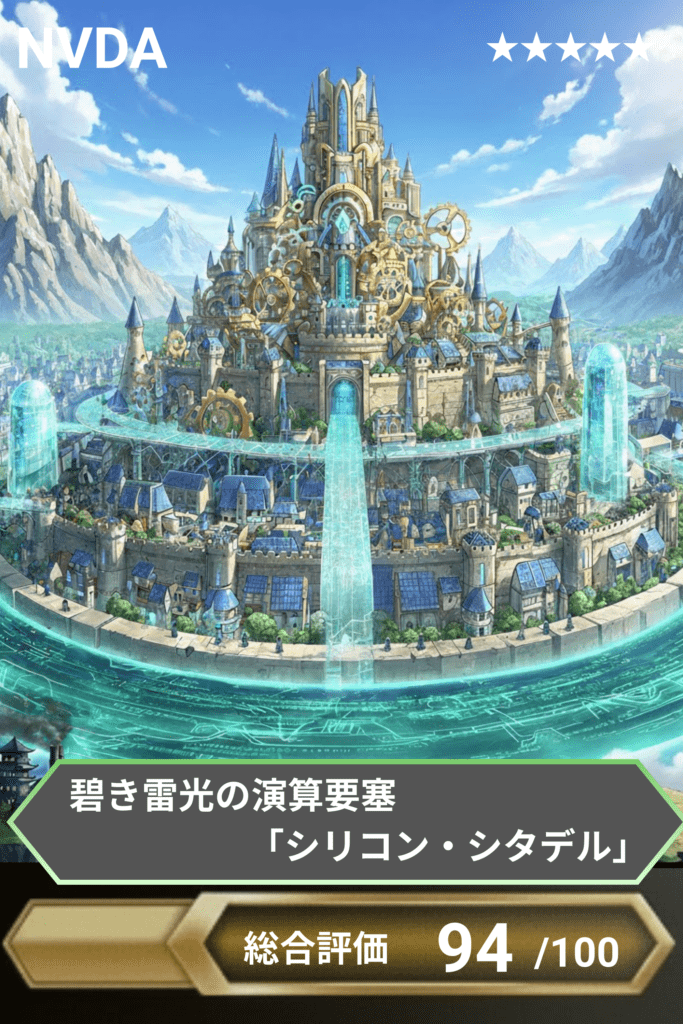 エヌビディア:このカードはフィクションであり、特定の銘柄を推奨するものではありません。