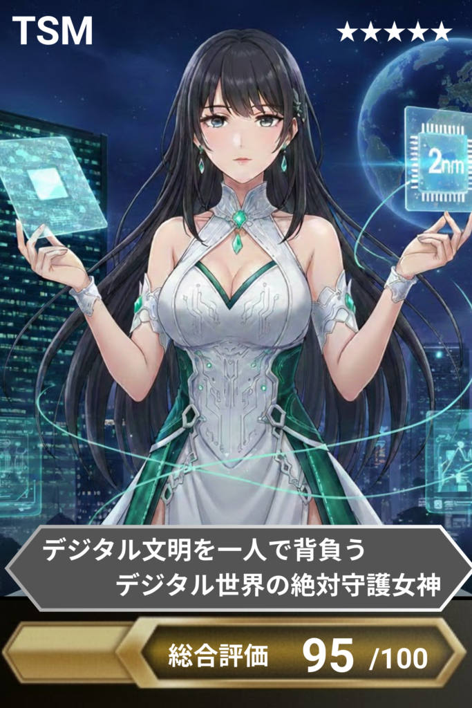 TSMC:このカードはフィクションであり、特定の銘柄を推奨するものではありません。